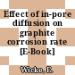 Effect of in-pore diffusion on graphite corrosion rate [E-Book]