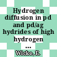 Hydrogen diffusion in pd and pd/ag hydrides of high hydrogen concentration [E-Book]