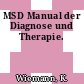 MSD Manual der Diagnose und Therapie.