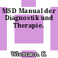 MSD Manual der Diagnostik und Therapie.