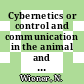 Cybernetics or control and communication in the animal and the machine.