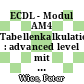 ECDL - Modul AM4 Tabellenkalkulation : advanced level mit Windows 7/Excel 2010 Syllabus 2.0 [E-Book] /
