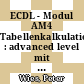 ECDL - Modul AM4 Tabellenkalkulation : advanced level mit Windows Vista/Excel 2007 Syllabus 2.0 [E-Book] /