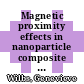 Magnetic proximity effects in nanoparticle composite systems and macrocrystals /