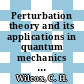 Perturbation theory and its applications in quantum mechanics : Proceedings of an advanced seminar : Madison, WI, 04.10.1965-06.10.1965.