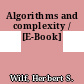Algorithms and complexity / [E-Book]