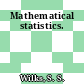Mathematical statistics.