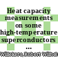 Heat capacity measurements on some high-temperature superconductors below 1 K by means of two non-adiabatic methods /