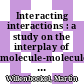 Interacting interactions : a study on the interplay of molecule-molecule and molecule-substrate interactions at metal-organic interfaces [E-Book] /