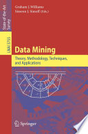 Data Mining [E-Book] / Theory, Methodology, Techniques, and Applications