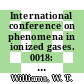 International conference on phenomena in ionized gases. 0018: contributed papers : ICPIG. 0018: contributed papers : Swansea, 13.07.87-17.07.87 /