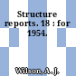 Structure reports. 18 : for 1954.