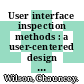 User interface inspection methods : a user-centered design method [E-Book] /