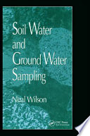 Soil water and ground water sampling.