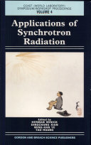 Applications of synchrotron radiation : China Center of Advanced Science and Technology (world laboratory) symposium/workshop proceedings. vol 0004 : Beijing, 26.05.88-07.06.88.