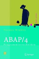 ABAP/4 Programmiertechniken [E-Book] : Trainingsbuch /