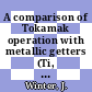 A comparison of Tokamak operation with metallic getters (Ti, Cr, Ce) and boronization [E-Book] /