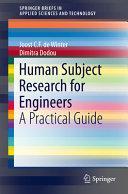 Human subject research for engineers : a practical guide [E-Book] /