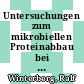 Untersuchungen zum mikrobiellen Proteinabbau bei der zweistufigen anaeroben Abwasserreinigung [E-Book] /