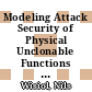 Modeling Attack Security of Physical Unclonable Functions based on Arbiter PUFs [E-Book] /