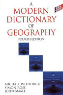 A modern dictionary of geography [E-Book] /