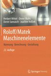 Roloff/Matek Maschinenelemente : Tabellenbuch /
