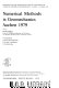 Numerical methods in geomechanics vol. 0002 : International conference on numerical methods in geomechanics 0003: proceedings : Aachen, 02.04.79-06.04.79.