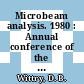 Microbeam analysis. 1980 : Annual conference of the Microbeam Analysis Society 0015 : San-Francisco, CA, 04.08.80-08.08.80.