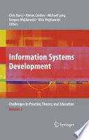 Information Systems Development [E-Book] : Challenges in Practice, Theory, and Education Volume 2 /