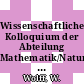 Wissenschaftliches Kolloquium der Abteilung Mathematik/Naturwissenschaften der Ingenieurhochschule Wismar 2 : gehaltene und eingereichte Beiträge : Wismar, 24.11.77-25.11.77.