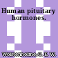 Human pituitary hormones.