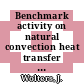 Benchmark activity on natural convection heat transfer enhancement in mercury with gas injection /