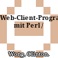 Web-Client-Programmierung mit Perl /