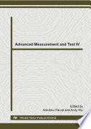 Advanced measurement and test IV [E-Book] /