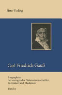 Carl Friedrich Gauss.