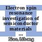 Electron spin resonance investigation of semiconductor materials for application in thin-film silicon solar cells /