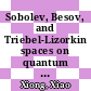 Sobolev, Besov, and Triebel-Lizorkin spaces on quantum tori [E-Book] /