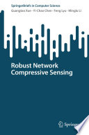 Robust Network Compressive Sensing [E-Book] /