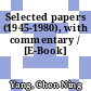 Selected papers (1945-1980), with commentary / [E-Book]