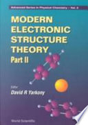 Modern electronic structure theory. 2 /