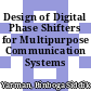 Design of Digital Phase Shifters for Multipurpose Communication Systems [E-Book]