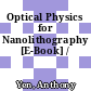 Optical Physics for Nanolithography [E-Book] /