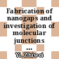 Fabrication of nanogaps and investigation of molecular junctions by electrochemical methods [E-Book] /