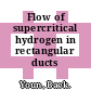 Flow of supercritical hydrogen in rectangular ducts /