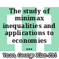 The study of minimax inequalities and applications to economies and variational inequalities [E-Book] /