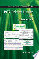 PCR primer design [E-Book] /