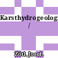 Karsthydrogeologie /