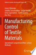 Manufacturing Control of Textile Materials [E-Book] : Operational Computerized Non-contact Methods /