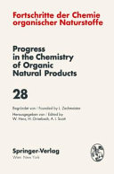 Fortschritte der Chemie organischer Naturstoffe. 28.