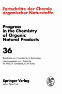 Fortschritte der Chemie organischer Naturstoffe. 36, 36.